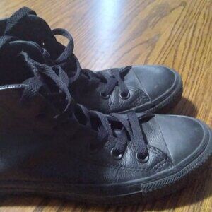 Men's Converse Allstar Chuck Taylor Blackout Black Sneakers size 5